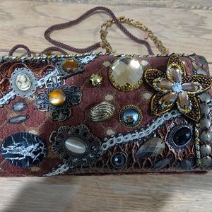 Jeweled clutch purse